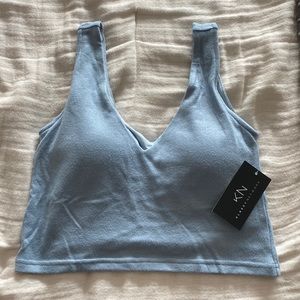 Baby Blue Knit Brami